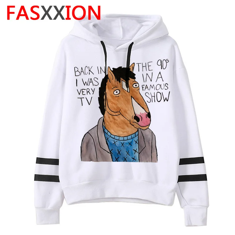 Bojack толстовка с всадником для мужчин/женщин Одежда Забавный мультфильм ulzzang 90s толстовки человек негабаритных уличная с капюшоном мужской harajuku - Цвет: 1832