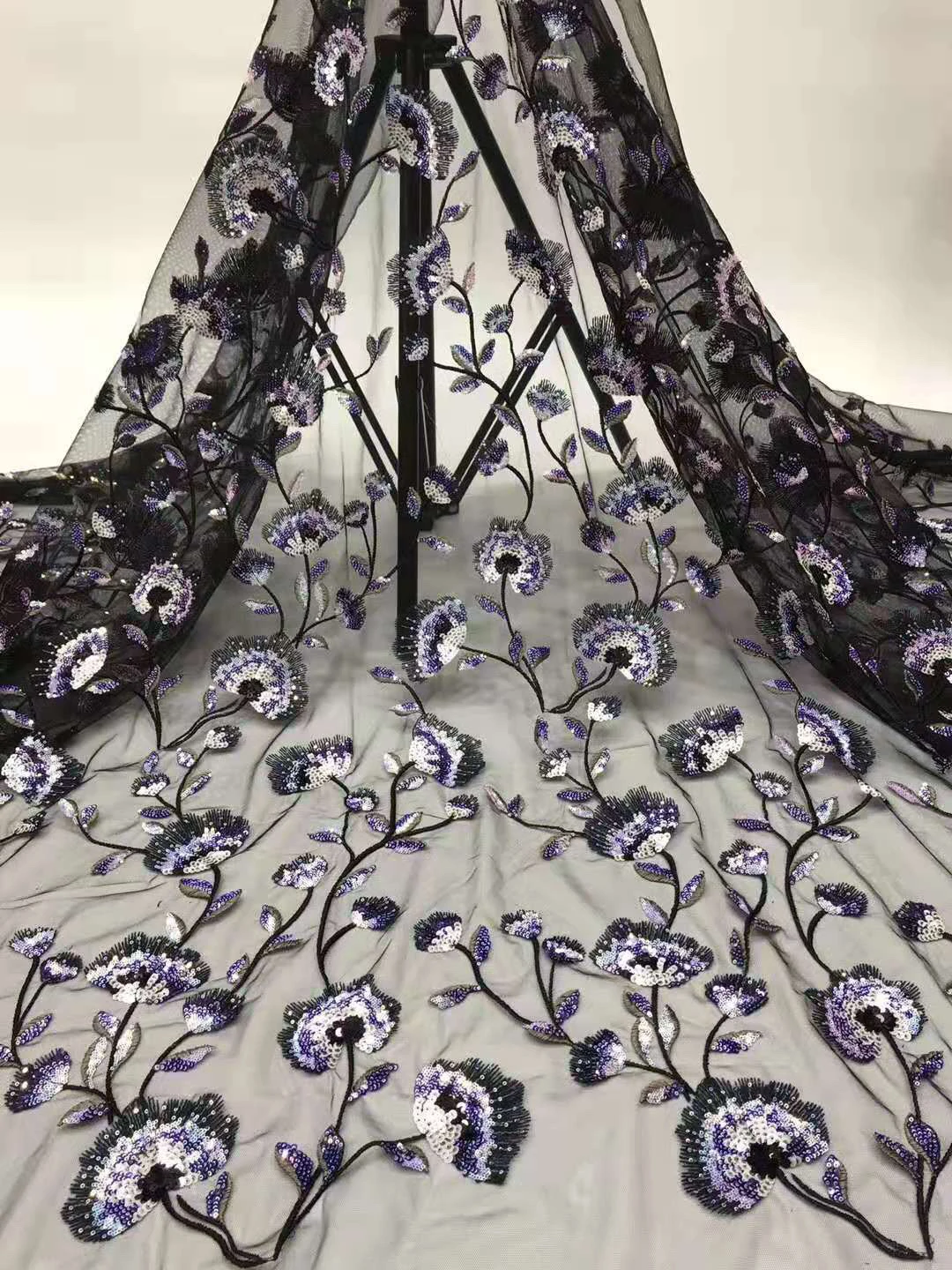 

Африканская ткань платье с блестками; Кружевное платье, Вышитое кружевное платье Нигерия кружевной ткани, новейшие вечерние с блестками; Кружевное платье; Ткань FJ3466