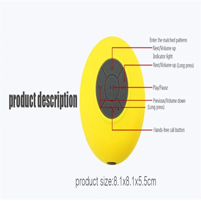 Портативная колонка Bluetooth водонепроницаемая для душа и отдыха|Портативные
