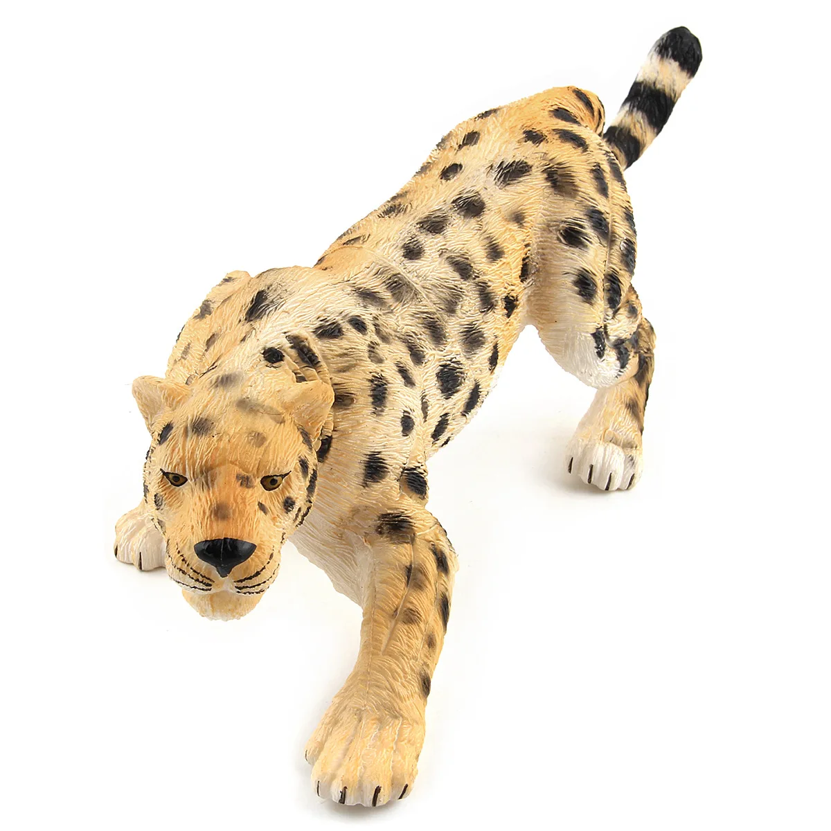 

Foreign Trade English Animal World Wild Nursing Animal Cognitive Plastic Hollow Leopard Garage Kit Model Toy Decoration