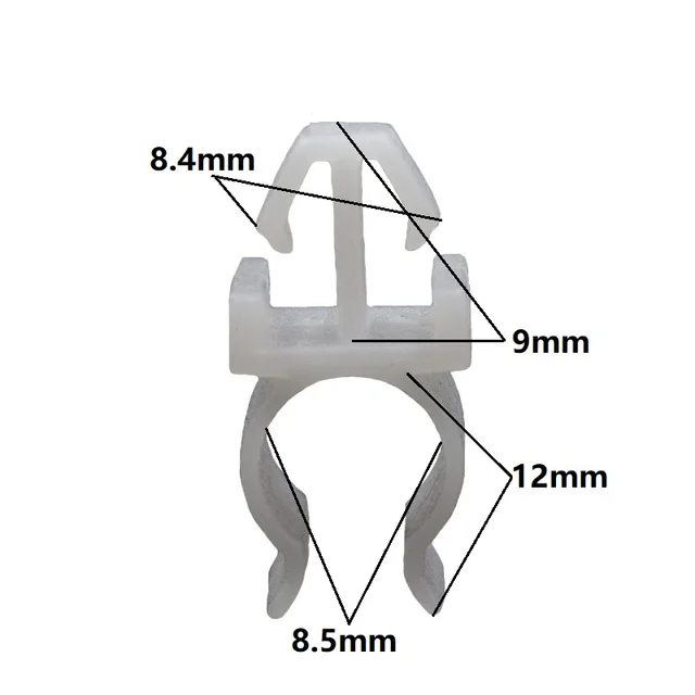 20 PCS Car Fastener Hood Bonnet Prop Rod Support Clip nylon plastic retainer for Toyota Nissan Benz Hyundai Honda 20Pcs