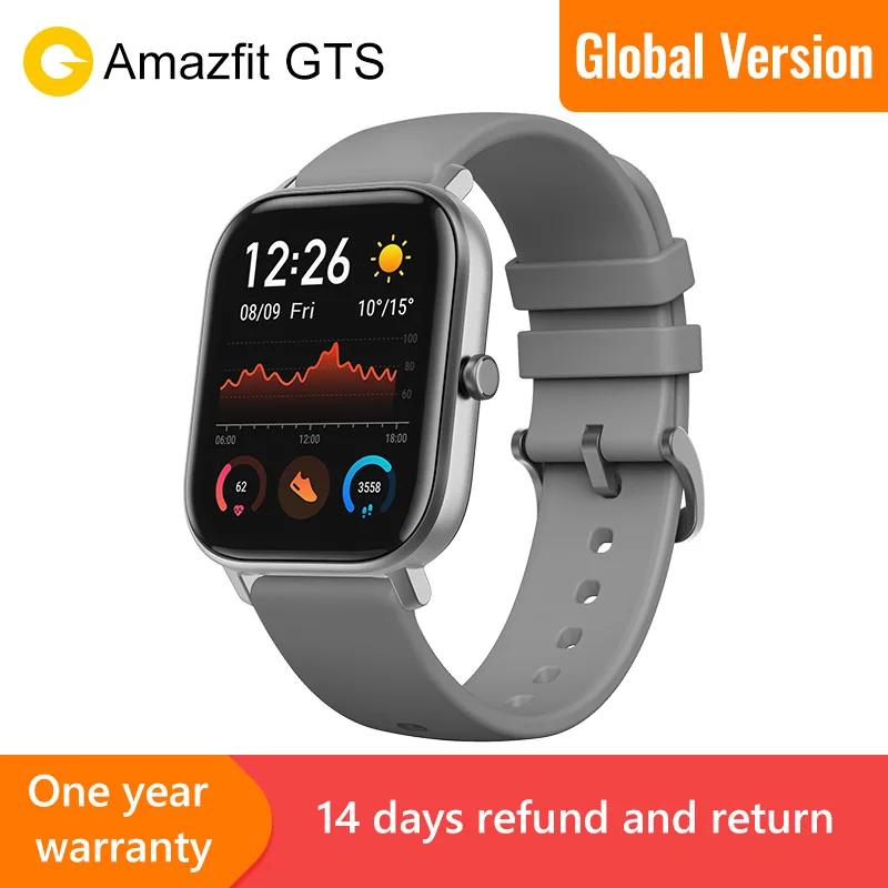 

Amazfit GTS Global version Smart watch smartwatch GPS Running Sports Heart Rate 5ATM Waterproof Bracelet AMOLED Screen