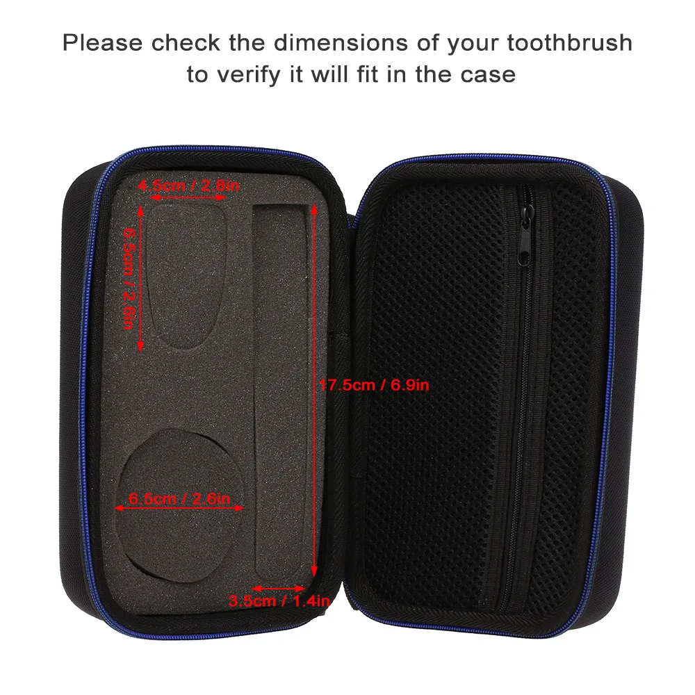 

Storage Travel EVA Hard Shaver Case Convenient Durable Organizer for Trimmer Shaver and Accessories Shaver Case