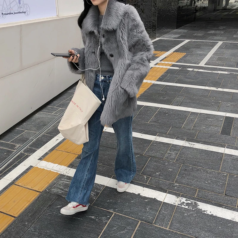 

Женская Шуба из натуральной овечьей кожи, Зимняя шерстяная шуба, модель MY3580 s, 2020