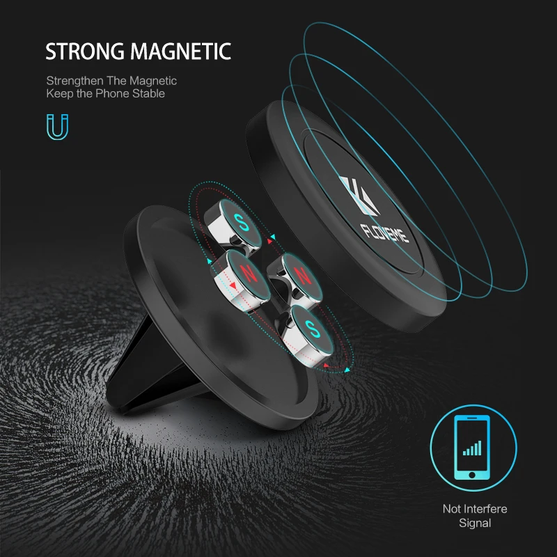 FLOVEME Magnetische Auto Telefon Halter Für iPhone 11 XR XS MAX Smartphone Magnet Auto Halter Air V