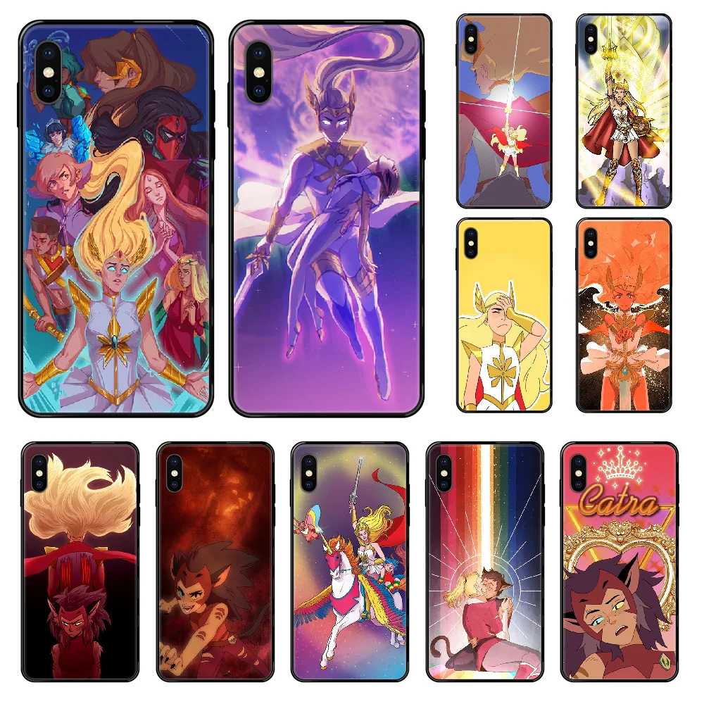 

She Ra And The Princesses Of Power Phone case For iphone 4 4s 5 5S SE 5C 6 6S 7 8 plus X XS XR 11 PRO MAX 2020 black 3D