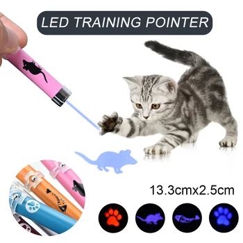 

1 PC Pet Cat Toy Cat Teaser LED Ligtht Animation Mouse Shadow Interactive Funny Toy