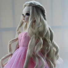 1/3 1/4 1/6 новый стиль Bjd SD кукла парик Мода Высокая температура
