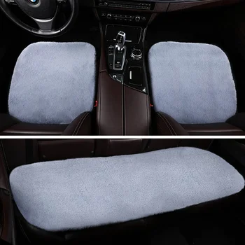 

3Pc/Set Imitation Wool Car Seat Cover Set Universal For AAuto Mobile Cushion Vehicle Accesorios
