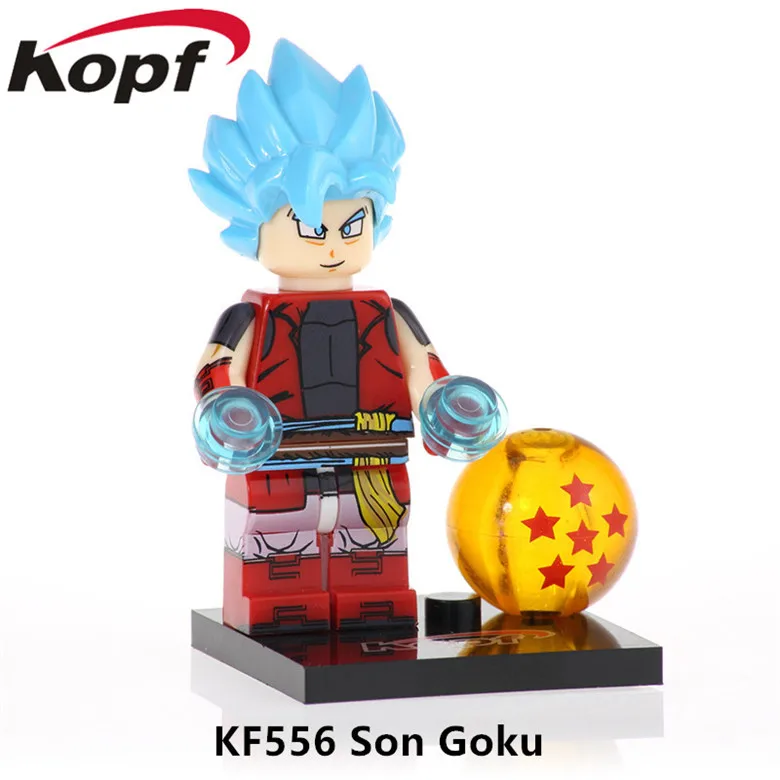 20 шт. Dragon Ball Z фигурка Сон Гоку Черная роза хит строительный конструктор коллекция деталек Подарочные игрушки Модель Дети KF557