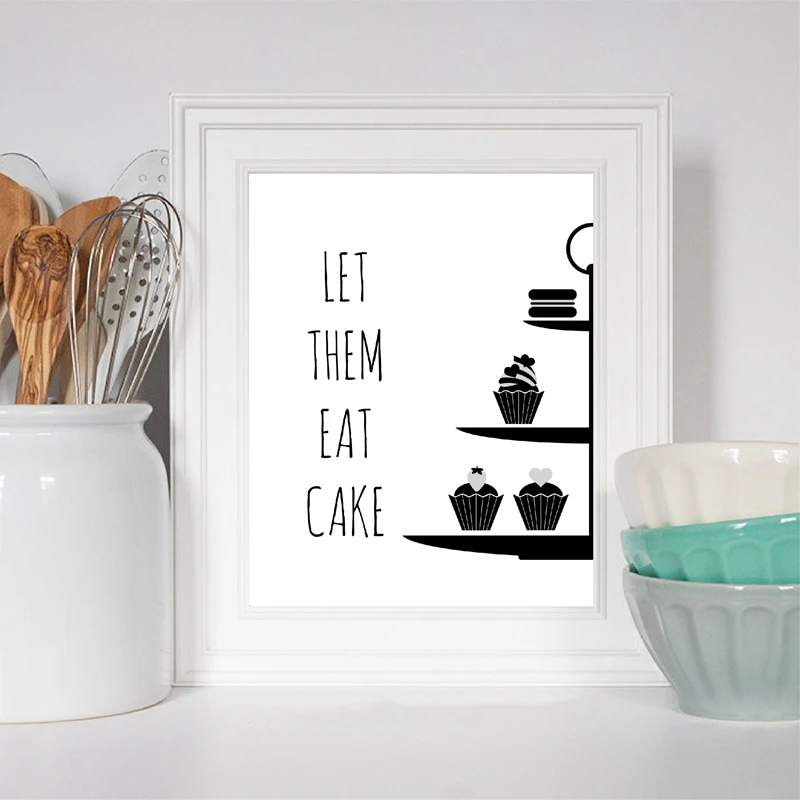 Kitchen-Typography-Cake-Quote-Wall-Art-Canvas-Posters-Print-Minimalist-Baking-kitchenware-Art-Painting-Pictures-Kitchen