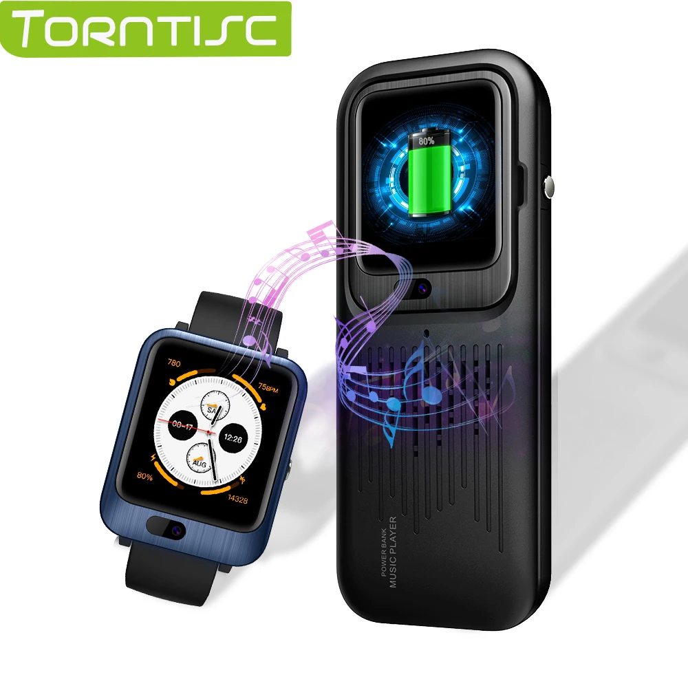 Torntisc LEM11 4G Смарт-часы Android 7,1 3 ГБ 32 ГБ 1200 мАч Внешний аккумулятор беспроводной Bluetooth динамик с Wi-Fi gps для мужчин