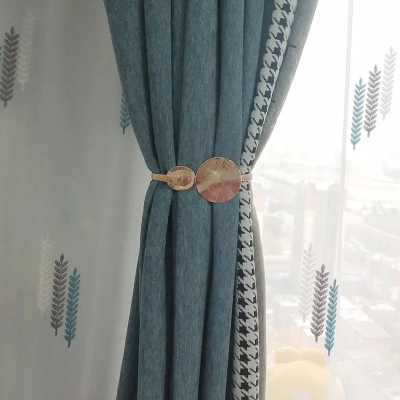 Golden Silver Color Elk Curtains Buckles Window Curtains Tieback Holder Clips Curtain Strap Accessories Easter Decorations