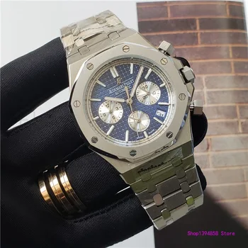 

Audemars- Piguet- new Luxury Brand Wristwatch Mens women Watches Quartz AAA Watch with Stainless Steel Strap relojes