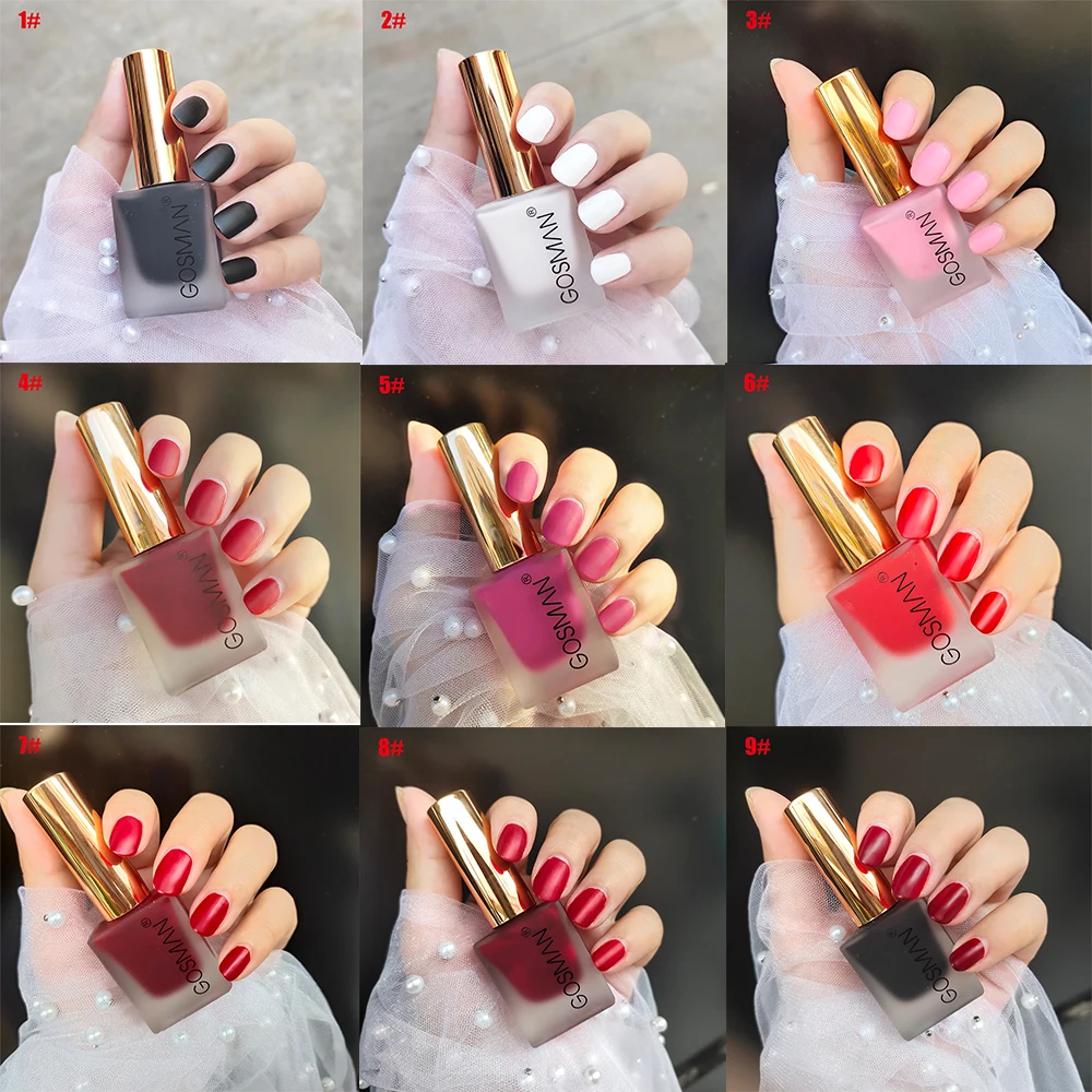 26 цветов матовый эффект лак для ногтей чистый цвет ногтей искусство для ногтей масляной лак для маникюра Лак для ногтей