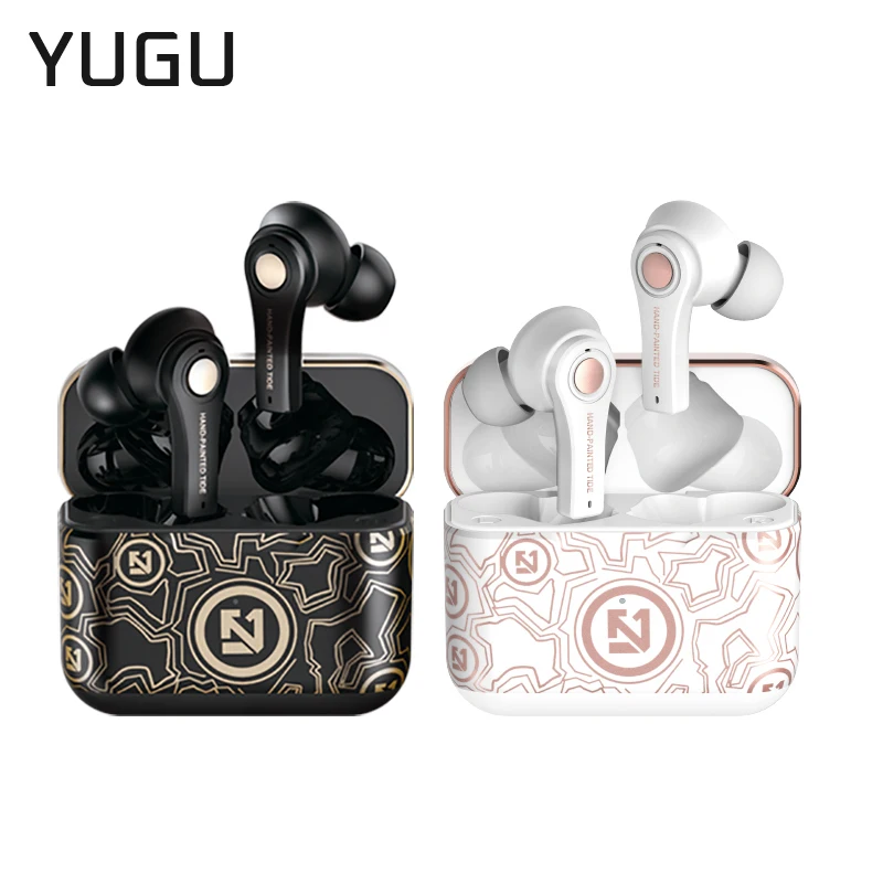 YUGU TS-100 TWS True Wireless Earphone Mini Bluetooth Headphone With Microphone Earbuds Headset Noise Cancelling Bass Stereo |