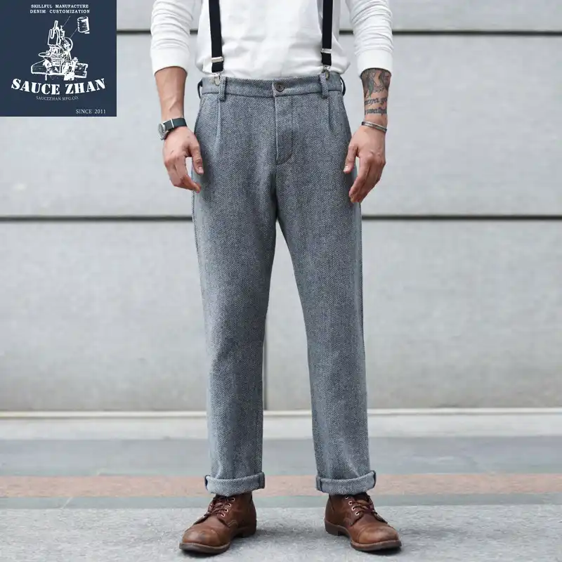 Men's wool trousers Outlet