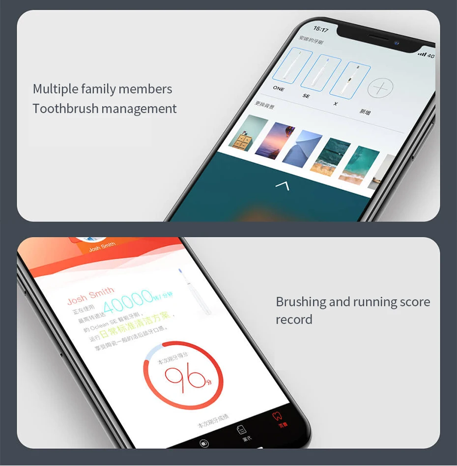 Оригинальная Xiaomi Oclean X sonic электрическая зубная щетка для взрослых Водонепроницаемая ультра звуковая Автоматическая быстрая зарядка зубная щетка mijia