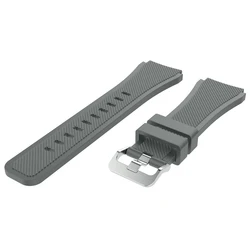 Silicone Smartwatch Band 22MM - Durable and Comfortable Wrist Strap Bracelet for Watchband (GRAY)