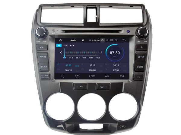 Cheap AVGOTOP Android 9.0 4GB+64GB CAR DVD PLAYER for HONDA CITY IPS HD Screen NAVIGATION 8