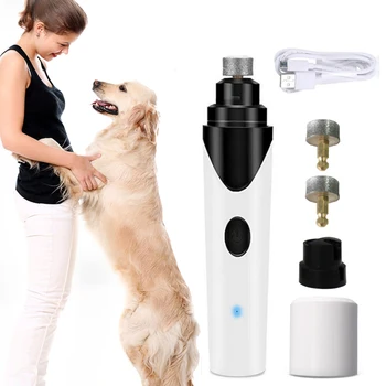 

Rechargeable Pet Painless USB Dog Nail Grinder Electric Cat Paws Nail Cutter Grooming Trimmer File US Nail Clippers Grooming