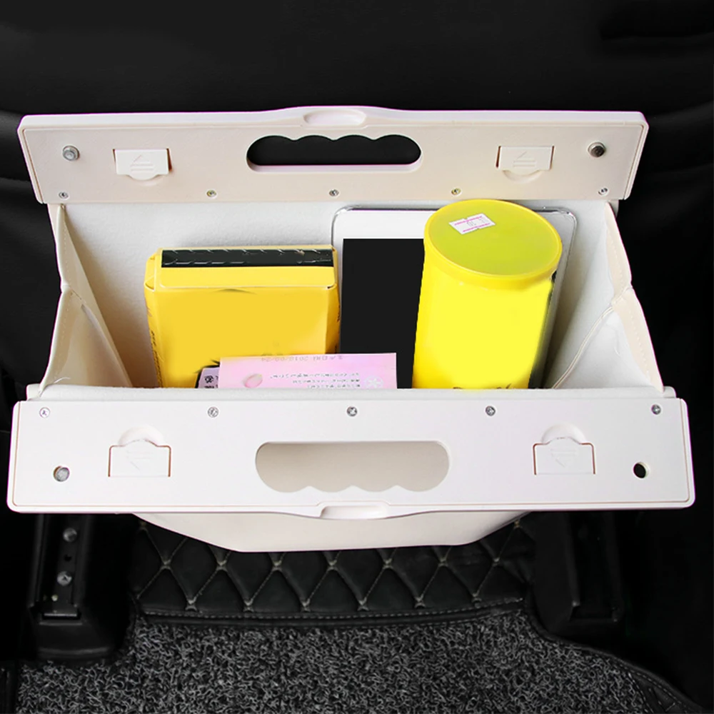 

Car Trash Can Garbage Bag Car Seat Back Organizer Bag Hanging Seat Behind Row Storage Bag Trash Bag Car Interior Supplies