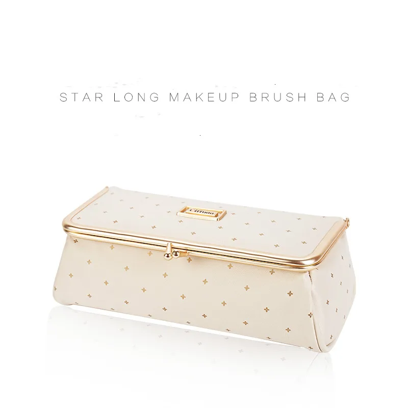 Женская модная вечерняя косметичка с зеркалом маленький косметический