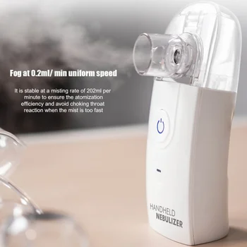 

New Rechargeable Handheld Atomizer Ultrasonic Mini Portable Silent Children Atomizer Adult Phlegm And Cough