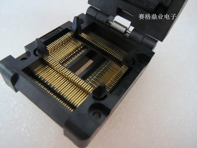 

Оригинальное гнездо YAMAICHI IC Test Seat IC51-1004-814-19, программа горения TQFP100 QFP100 LQFP100