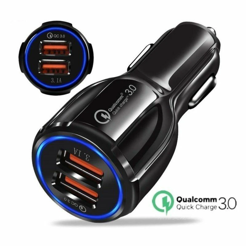 OSEVPORF мини USB Автомобильное зарядное устройство для мобильного телефона планшет gps 3A быстрое зарядное устройство автомобильное зарядное устройство двойной USB Автомобильное зарядное устройство адаптер в автомобиле
