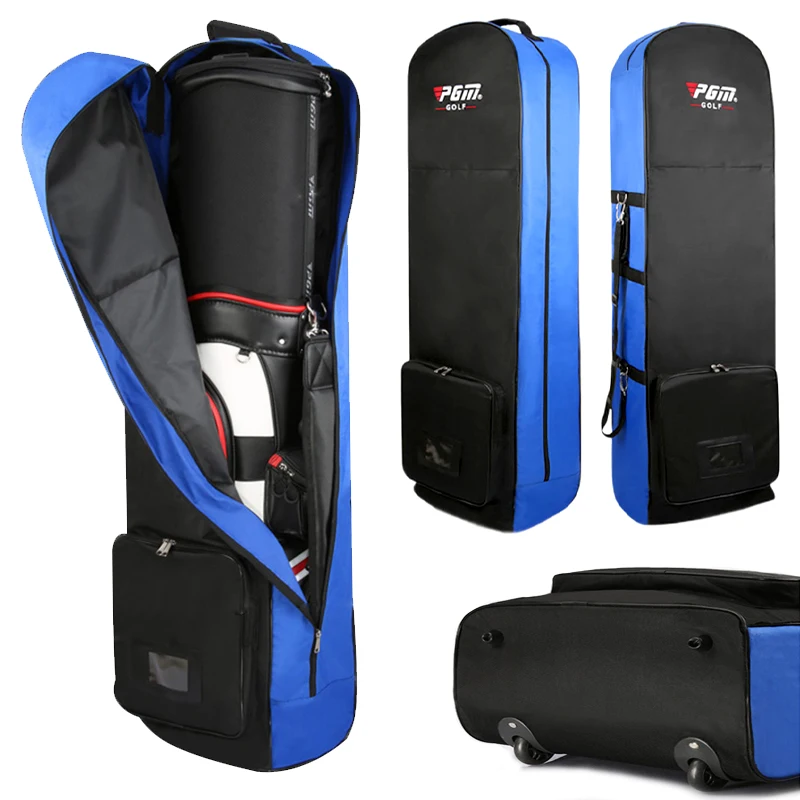 Foldable Golf Aviation Bag With Double Wheels Large Capacity Travel