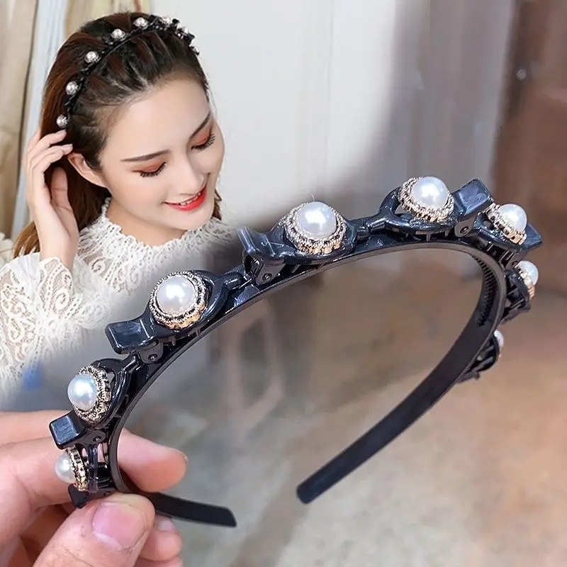 Unisex Alice Haarband Stirnband Männer Frauen Sport Haarband Hoop Metall Hoop Doppel Pony Frisur Haarnadel Haar Zubehör – Detail 3