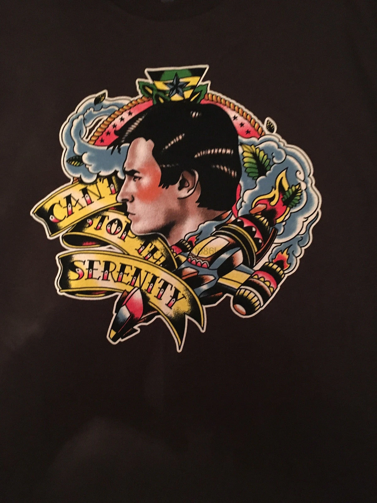 Мужская футболка Teefury Повседневная унисекс с надписью Can stop the serenity (Firefly Serenity)