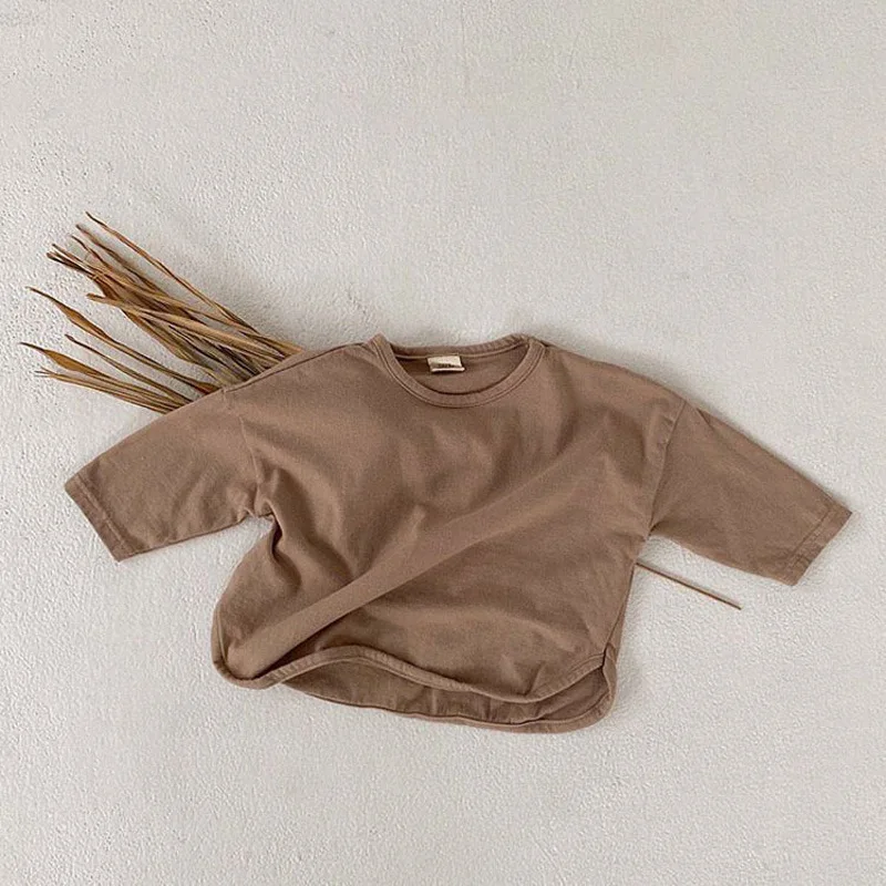 Children Clothing Autumn Girls T-shirts Baby Boys Sports Long Sleeve Tops Tees Shirt Enfant Clothes Spring Fashion Shirts