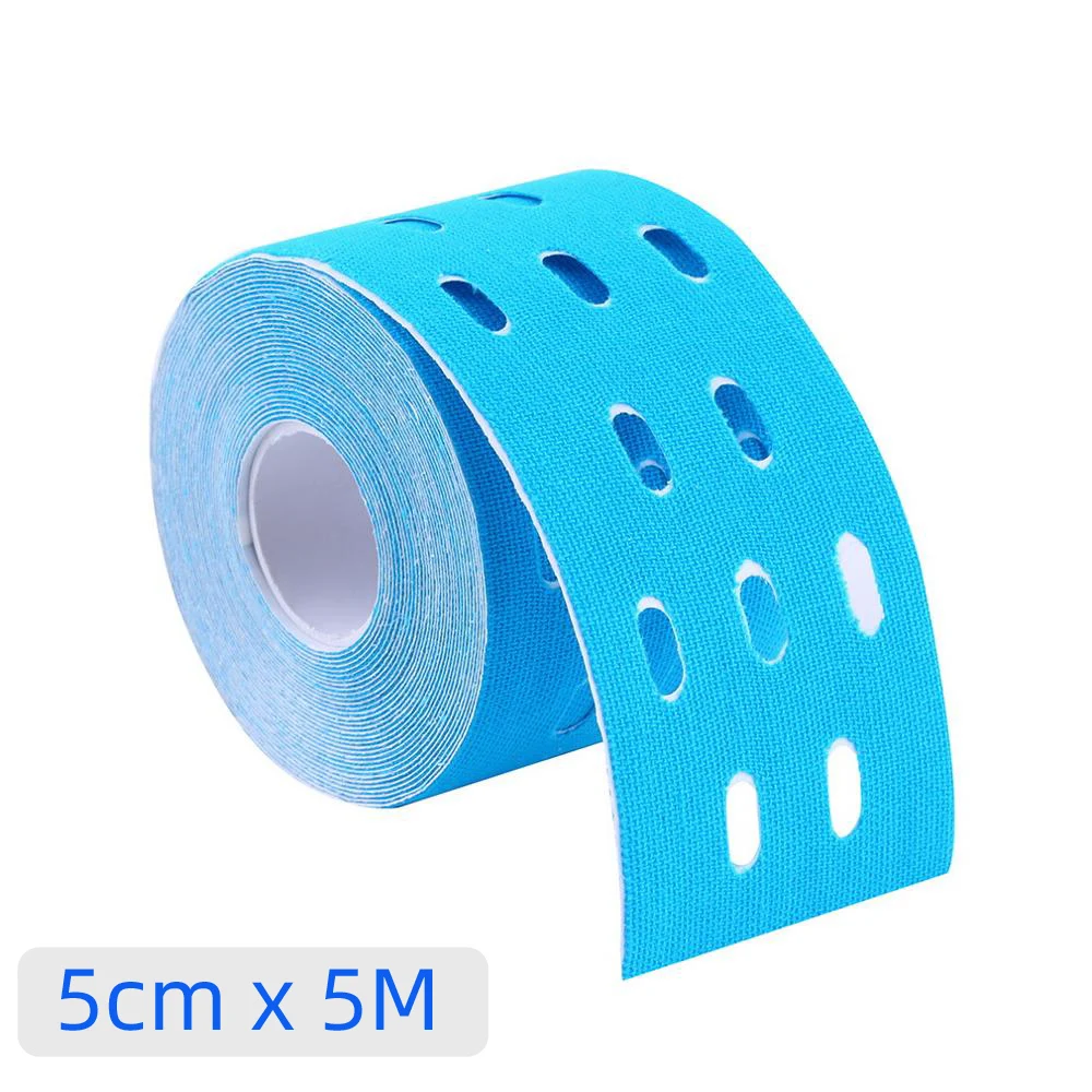 1Pc Kinesiology Tape 500x5cm Muscles Sports Care Elastic Physio Roll Punch Therapeutic Kinesio Teip Adhesive for Face Arm Leg electrical gloves Safety Equipment