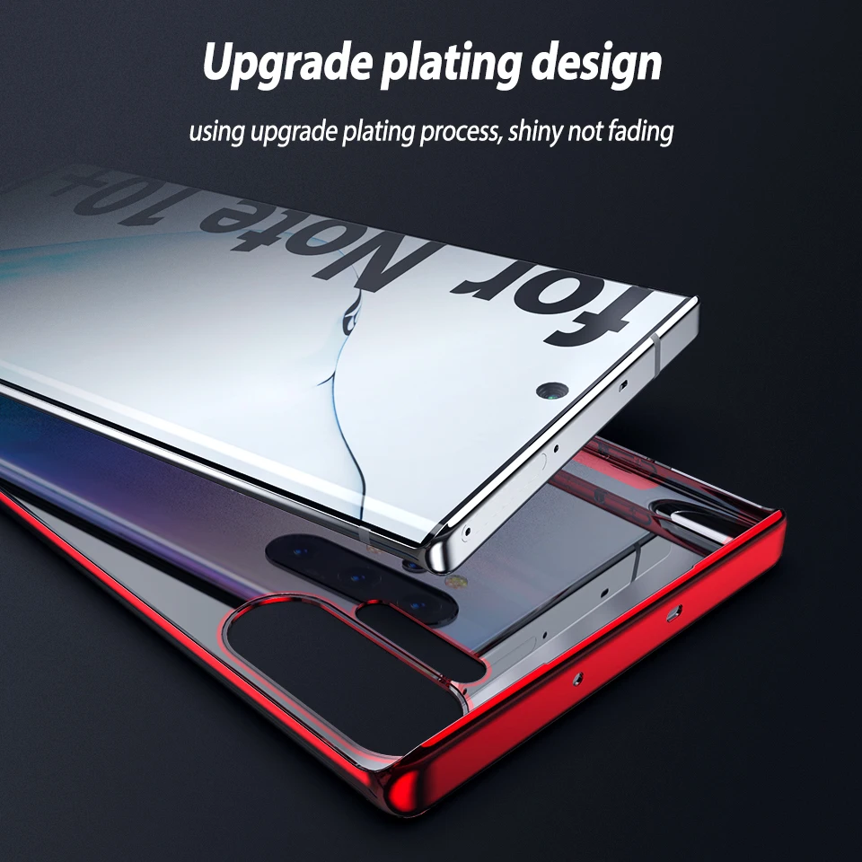 Ультратонкий силиконовый чехол для samsung Galaxy Note 10 Note10 Plus S10 S10e, чехол, прозрачные чехлы, Fundas Note10plus