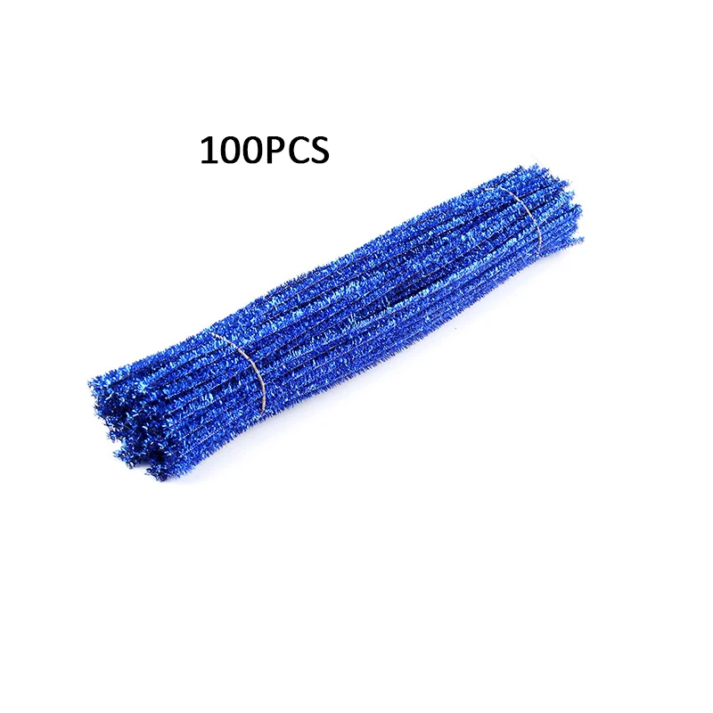 Color 14 100 шт 30 см Детские DIY материалы трубы Очистители Блеск многоцветный для детей ручной работы игрушки розовый зеленый синий трубы Очистители - Цвет: Color 14