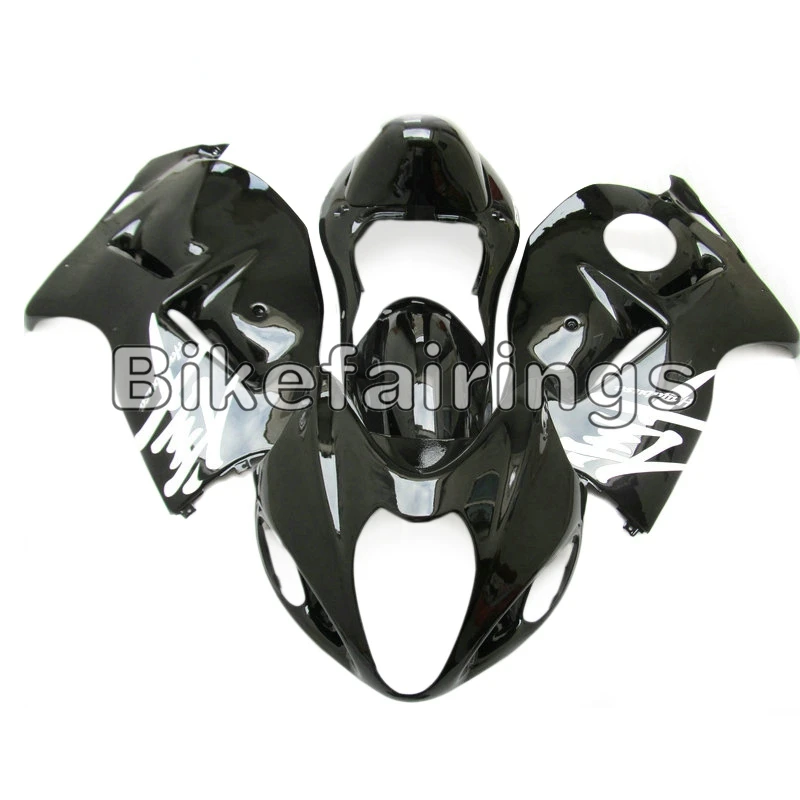 Sportbike серебристый черный Пластик каркаса кузова для Suzuki GSXR1300 1997 98 99 00 01 02 03 04 2005 2006