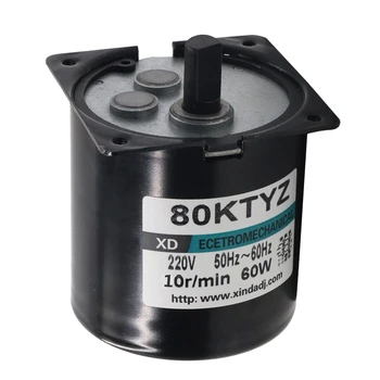 

20Rpm Permanent net AC Synchronous Motor 60W Miniature Low Speed Positive Reversing Motor 220V Gear Reduction