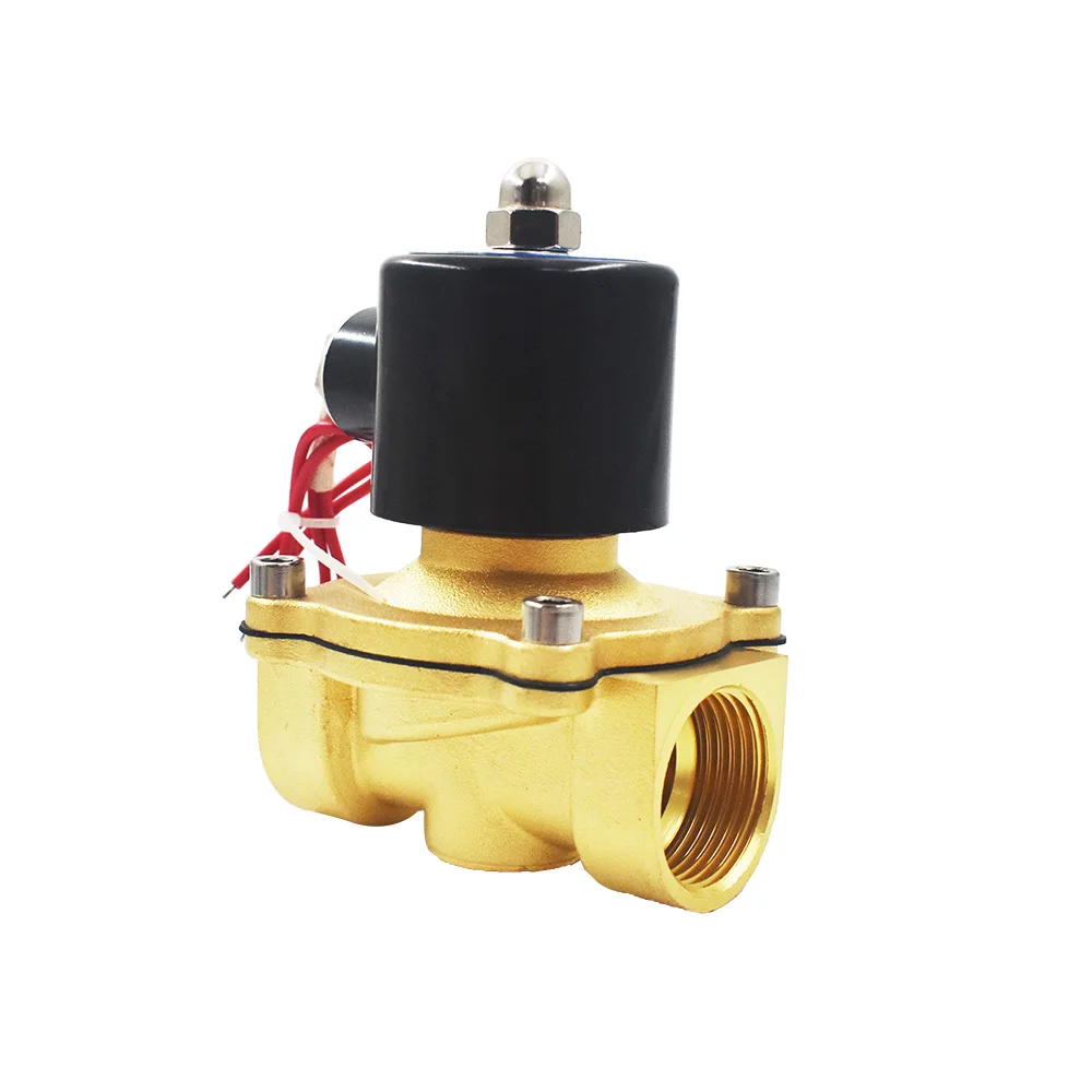 " NPT 110V 120V Вольт AC Электрический Соленоидный клапан Латунь Вода Воздух Газ NC