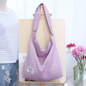 

Art Canvas Women Bags Trend Simple Large-capacity Tote Bag Retro Wild One-shoulder Diagonal Bag Student Canvas Bag