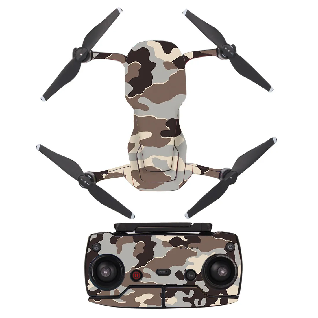 Камуфляжная ПВХ водонепроницаемая наклейка для DJI MAVIC AIR Drone корпус оболочка защита кожи Квадрокоптер камера Дрон аксессуары
