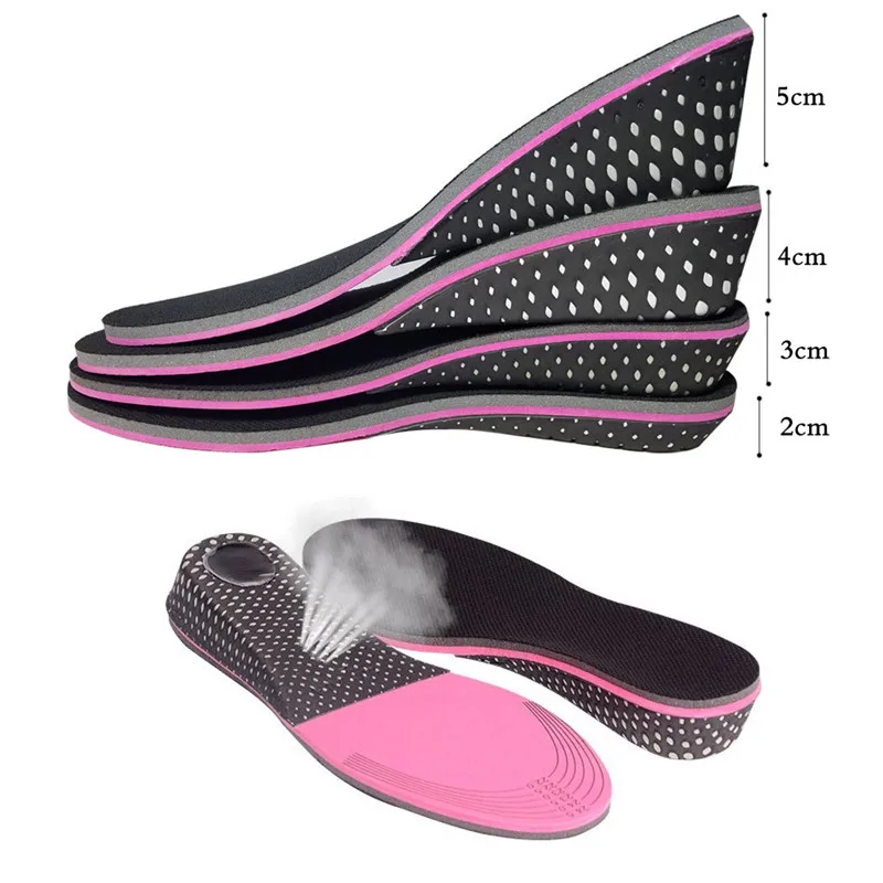 

Height Increase Insoles For Men/Women 2/3/4/5 Cm Up Invisiable Arch Support Orthopedic Insoles Eva Memory Foam Insole Shoe-pad