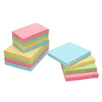 

16pcs Notepads Self-stick Sticky Square Sticky Notes Note Pads Memo Pads for School Office