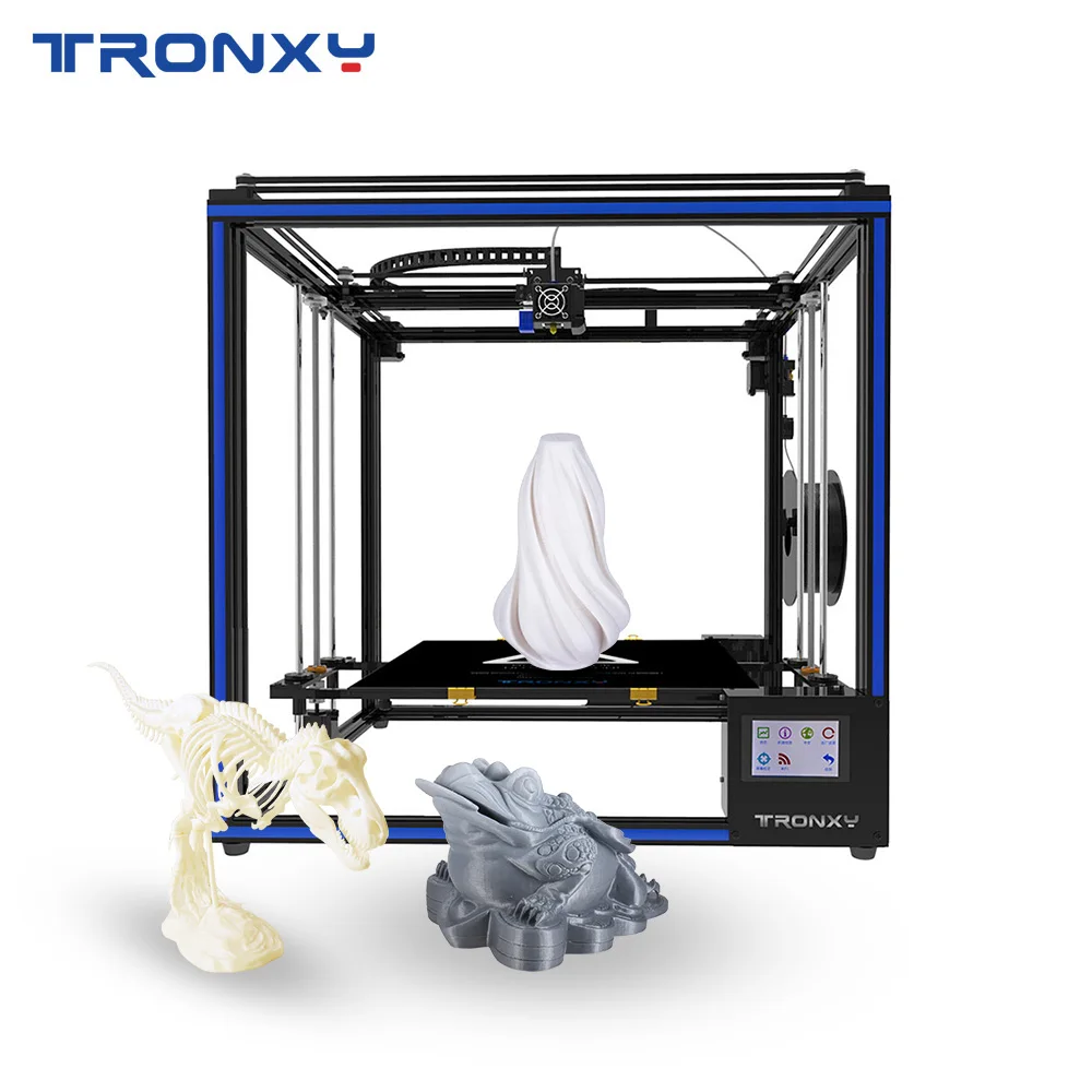 Набор 3D принтеров Tronxy X5SA 400 DIY с двойной осью Z большой размер печати 400*400*400 мм