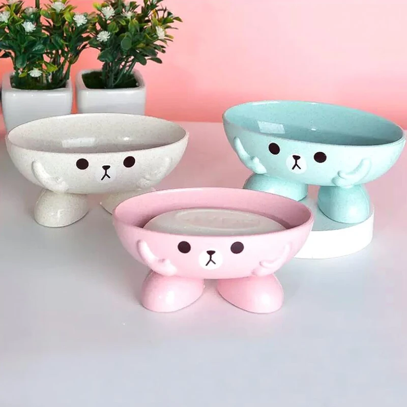 

Eco-friendly 1Pcs Soap Box Non-slip Soap Dish Bathroom Supplies Soap Holder Cartoon Shape Soap Holders Soap Sleeve Soap Case