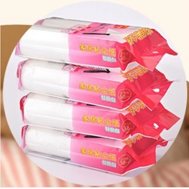 Sticky paper 6pcs Домашняя Машинка для удаления катышков с одежды для чистки одежды ролик для дивана и ковров для удаления шерсти домашних животных липкий ролик для удаления кошачьей шерсти машинки для стрижки волос - Цвет: Sticky paper 6pcs
