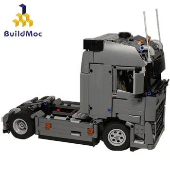 

BuildMoc 37849 Technic Engineering FH tractor unit Building Blocks Vehicle Car Bricks Set Educational DIY Toys for Children Boys