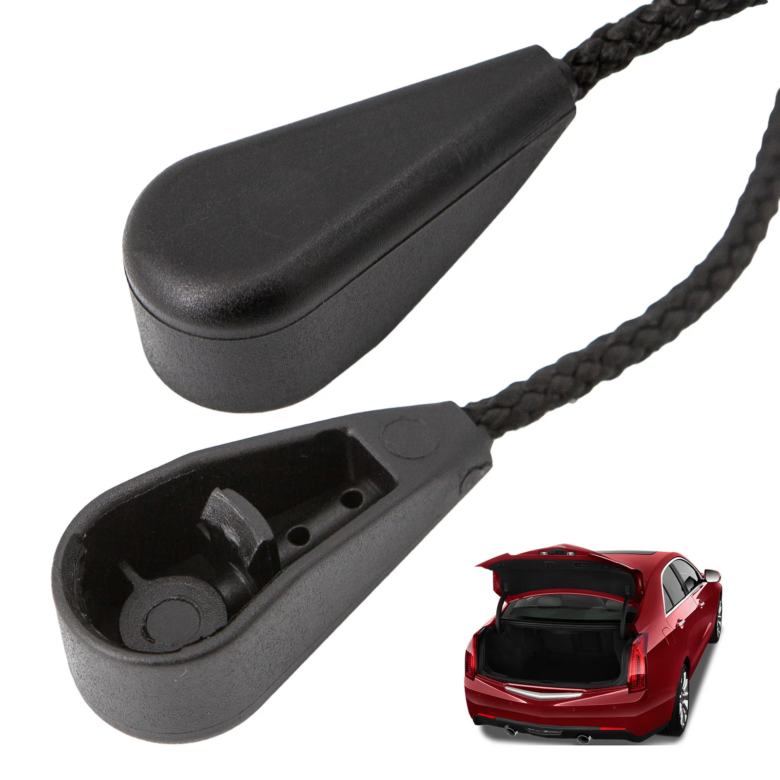 Car Trunk Straps Parcel Shelf Tray Load Inner Tonneau Cover Lift String Strap Clips Pair For Renault Megane Clio Laguna MK1 MK2 MK3