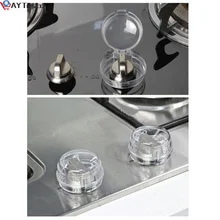Couvercle de verrouillage de four de sécurité pour bébé, 6 pièces, couvercle de bouton de cuisinière à gaz, protection pour enfant infantile, matériel de sécurité et taille précise de la cuisine